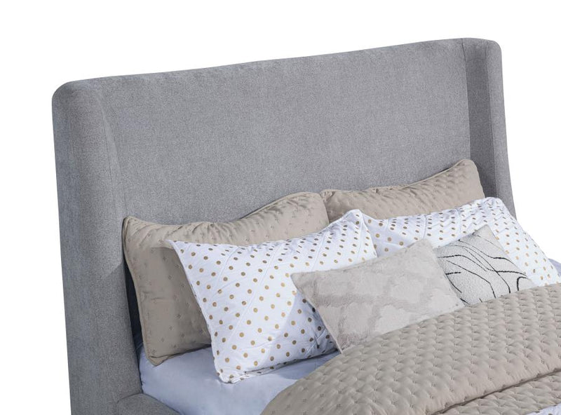 Rennes Upholstered Wingback Platform Bed