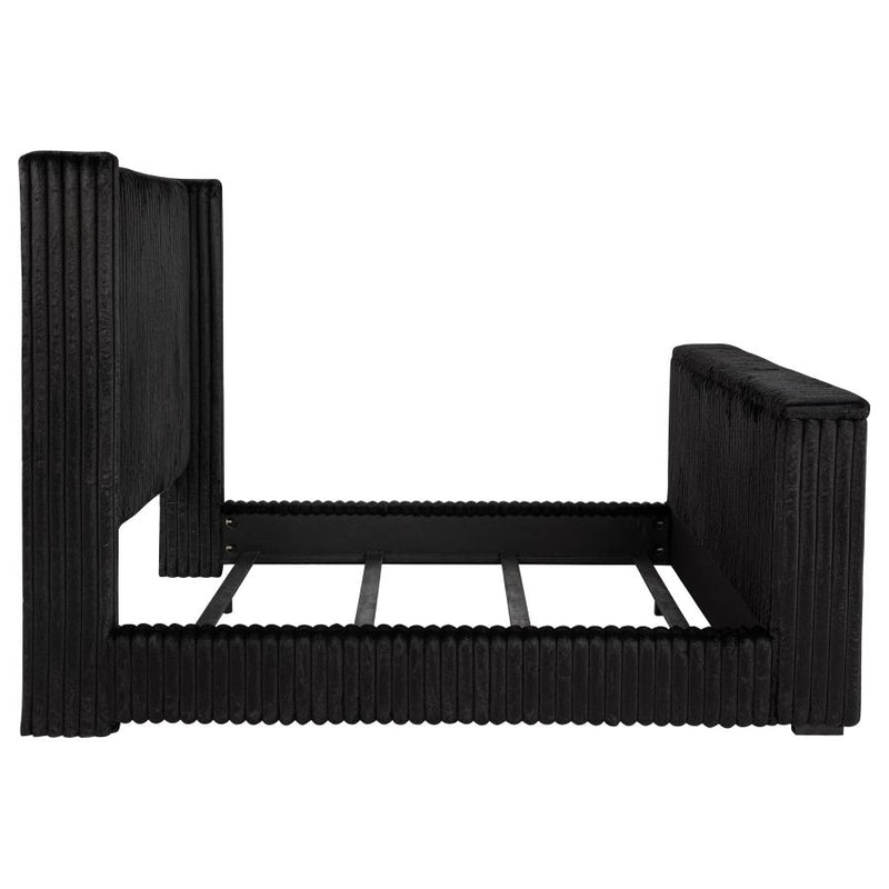 Centergrove Upholstered Wingback TV Bed