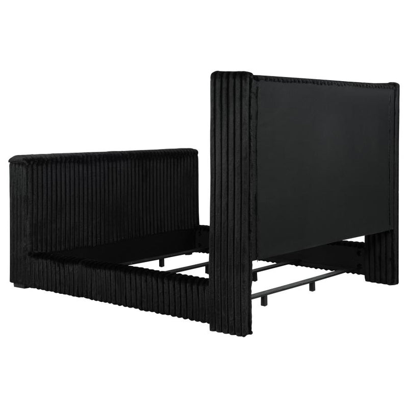 Centergrove Upholstered Wingback TV Bed