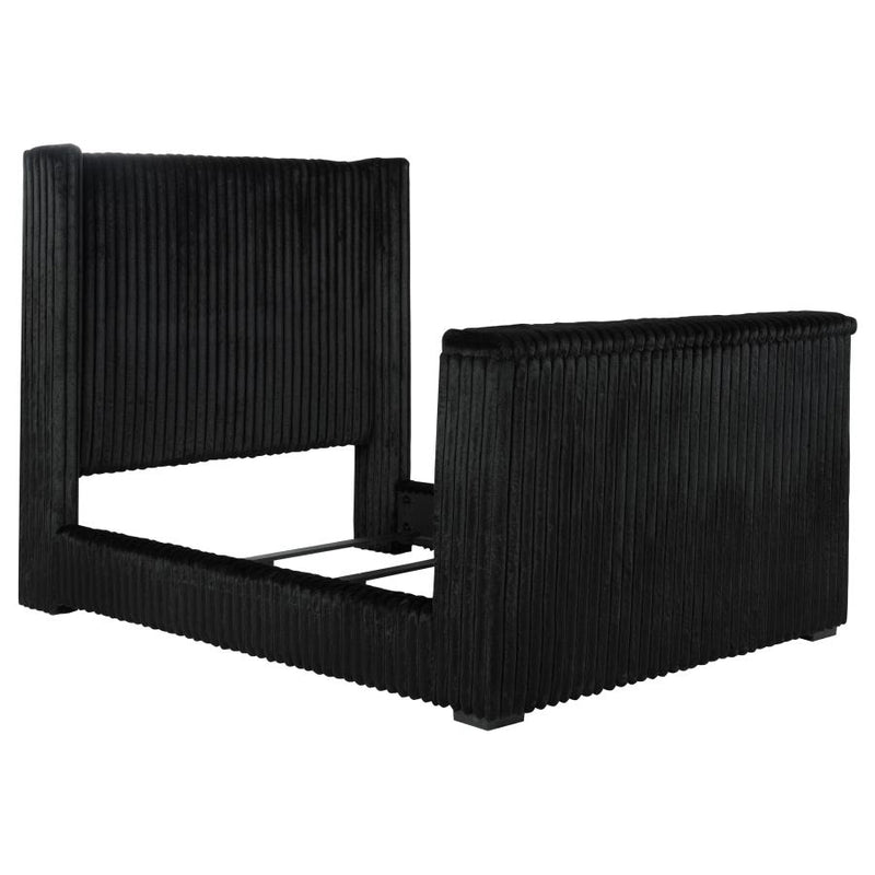 Centergrove Upholstered Wingback TV Bed
