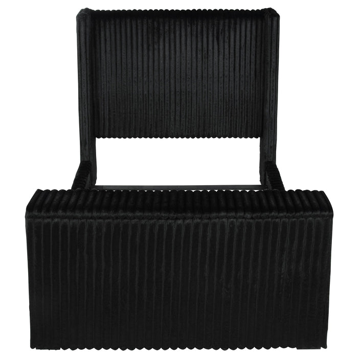 Centergrove Upholstered Wingback TV Bed