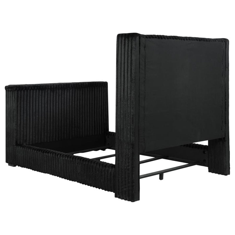 Centergrove Upholstered Wingback TV Bed