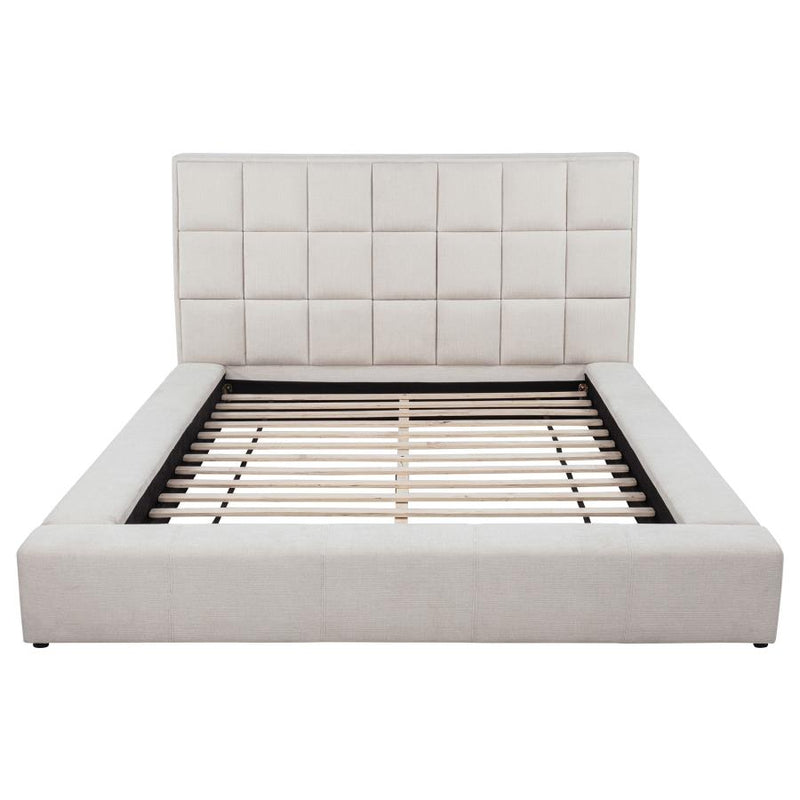 Dreux Upholstered Panel Platform Bed