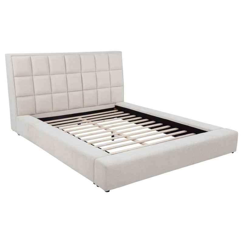 Dreux Upholstered Panel Platform Bed