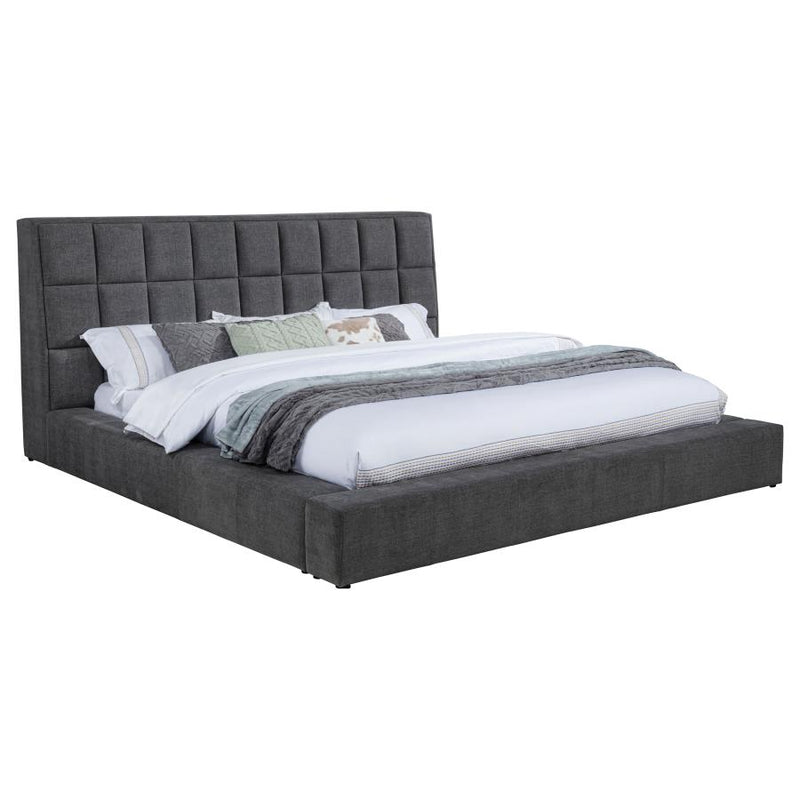 Dreux Upholstered Panel Platform Bed