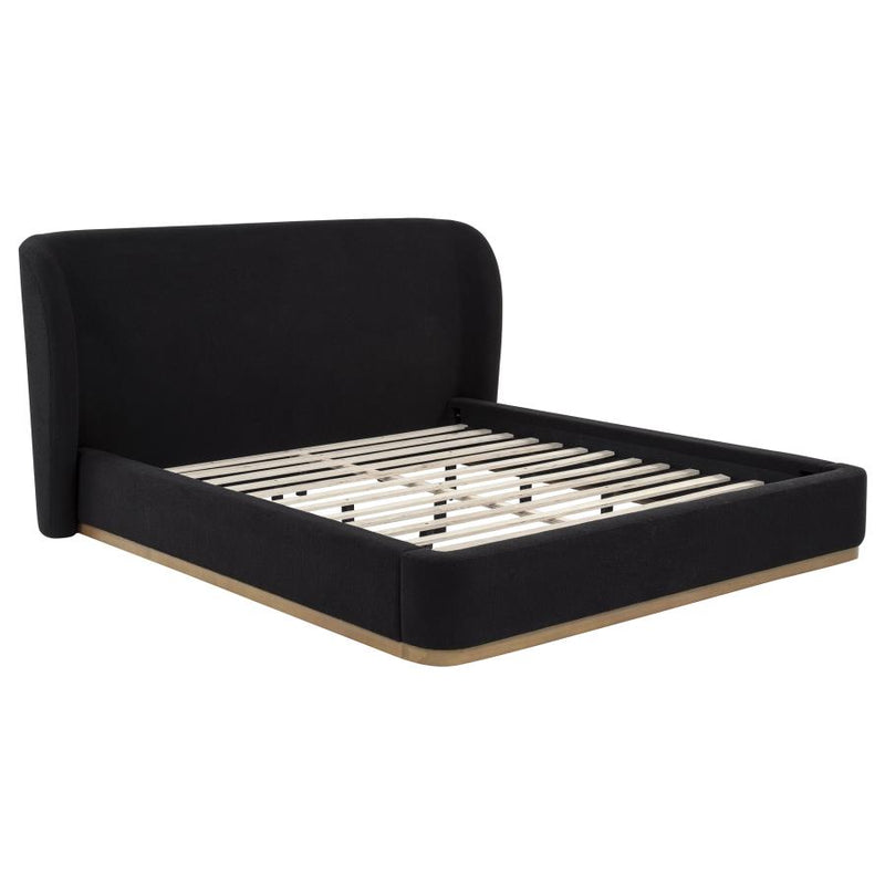 Blaire Upholstered Wingback Platform Bed
