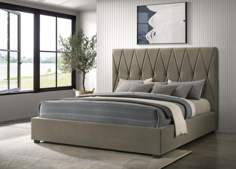 Delsea Upholstered Panel Platform Bed