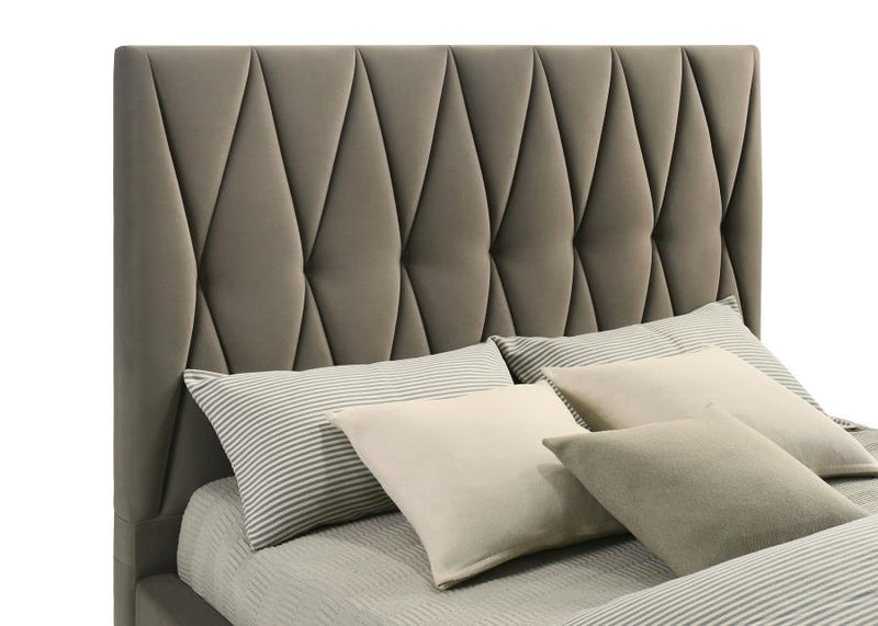 Delsea Upholstered Panel Platform Bed
