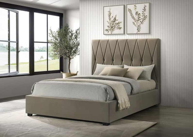 Delsea Upholstered Panel Platform Bed