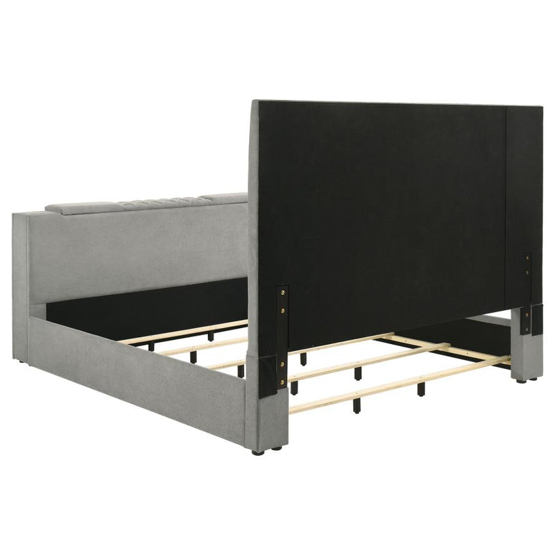 Tara 61-inch Upholstered Panel TV Bed