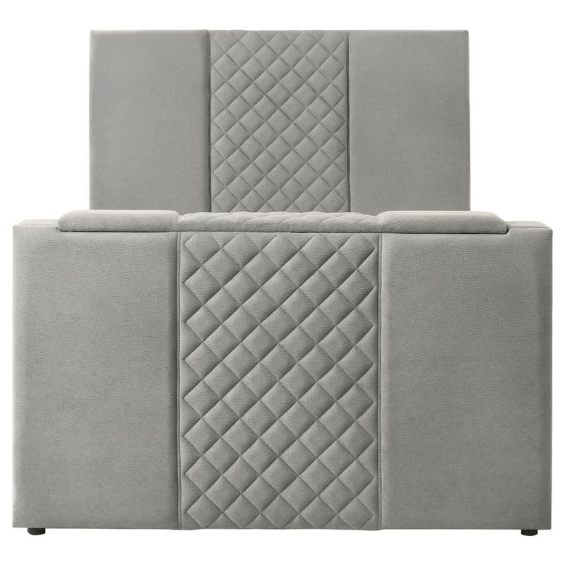 Tara 61-inch Upholstered Panel TV Bed