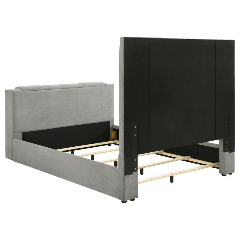 Tara 61-inch Upholstered Panel TV Bed
