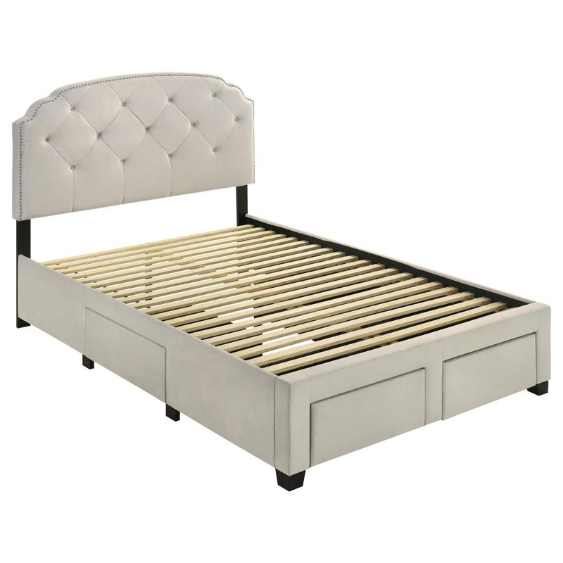 Marianna 4-drawer Upholstered Storage Bed