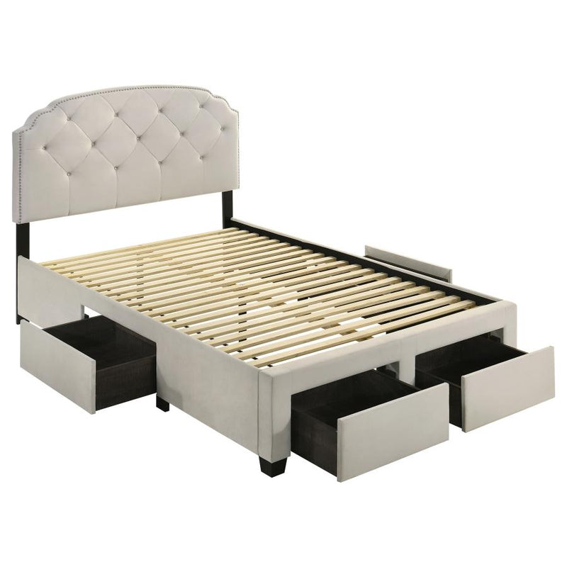 Marianna 4-drawer Upholstered Storage Bed