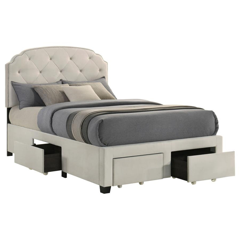 Marianna 4-drawer Upholstered Storage Bed
