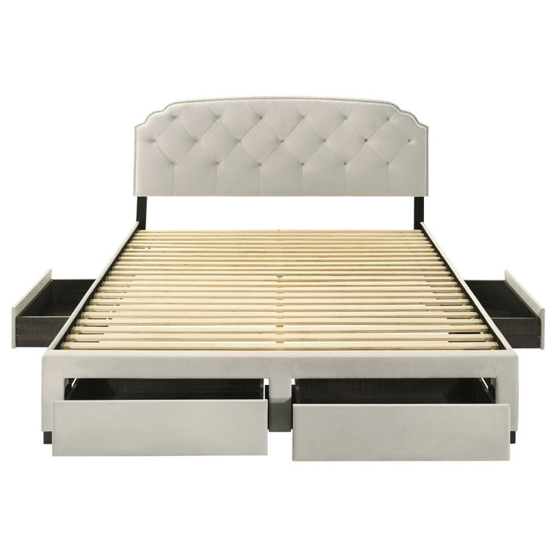 Marianna 4-drawer Upholstered Storage Bed