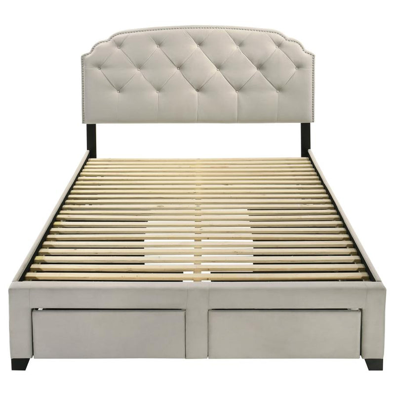 Marianna 4-drawer Upholstered Storage Bed