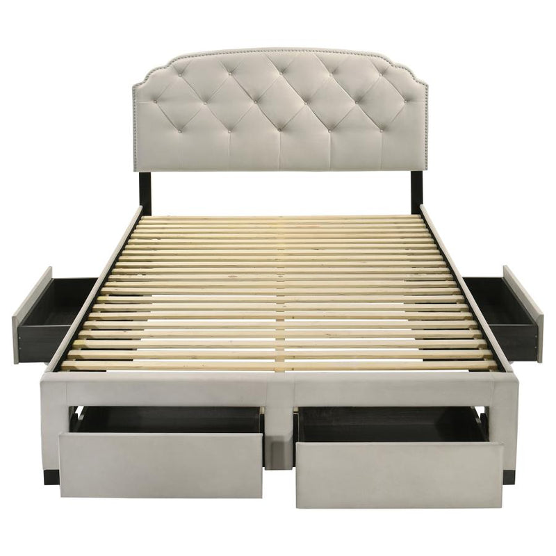 Marianna 4-drawer Upholstered Storage Bed
