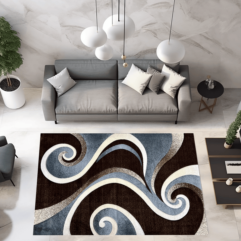 PREMIUM Design 327 Turquoise 7 Foot Round (6'6x6'6" Round)"