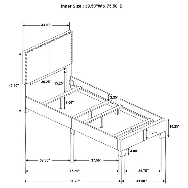 Boyd Upholstered Panel Bed