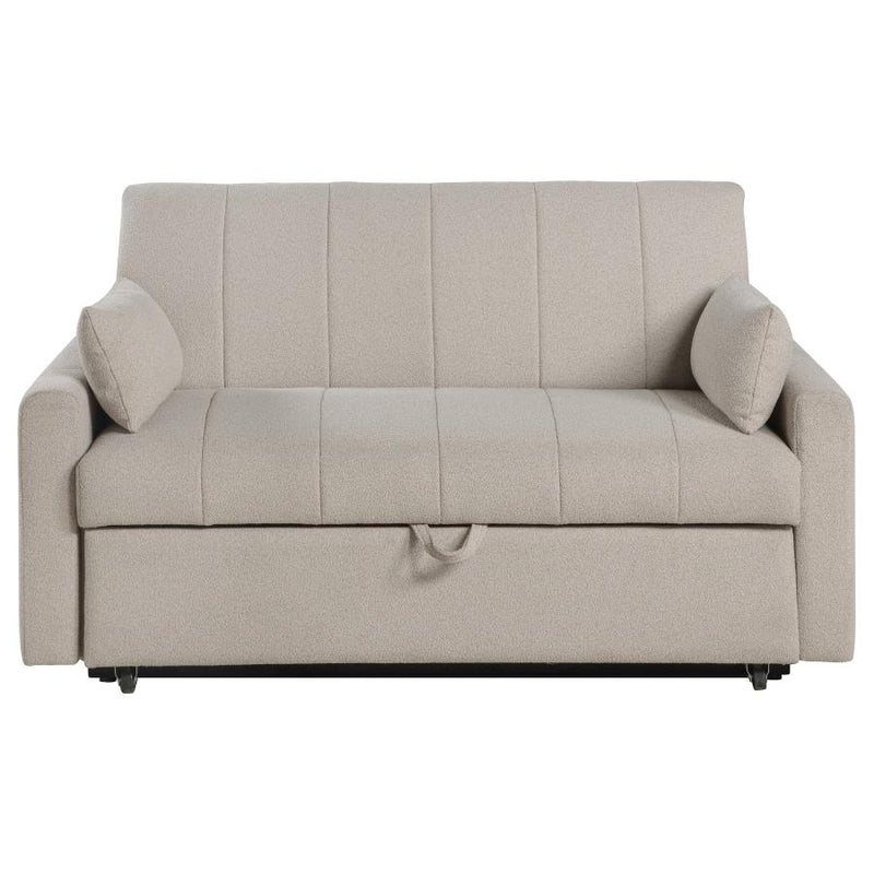 Portland Boucle Upholstered Sleeper Sofa Bed