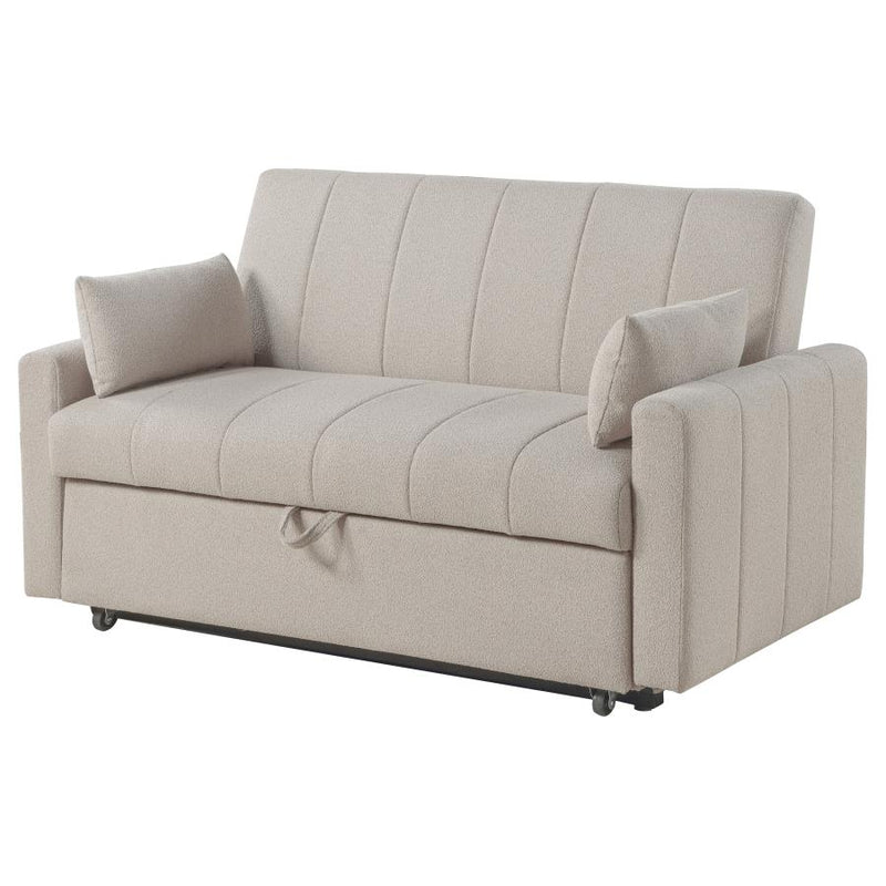 Portland Boucle Upholstered Sleeper Sofa Bed