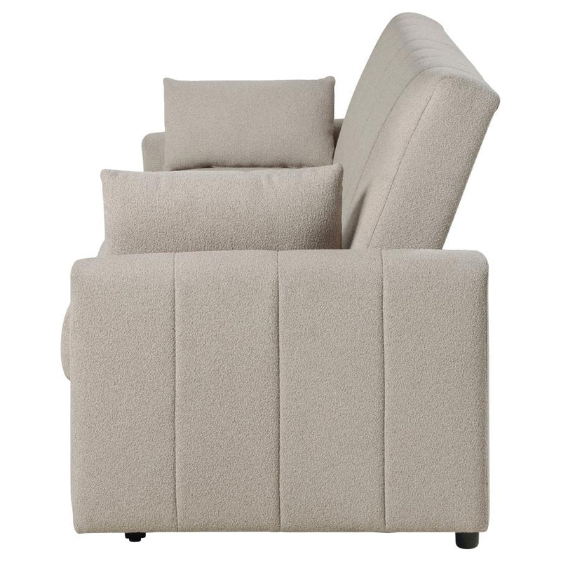 Portland Boucle Upholstered Sleeper Sofa Bed