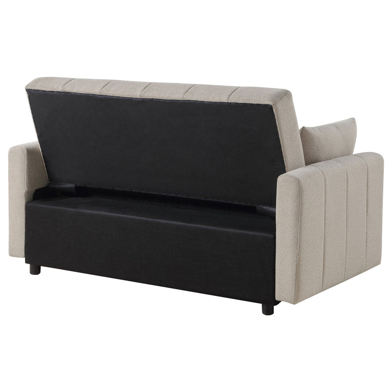 Sofá cama Portland tapizado en bouclé