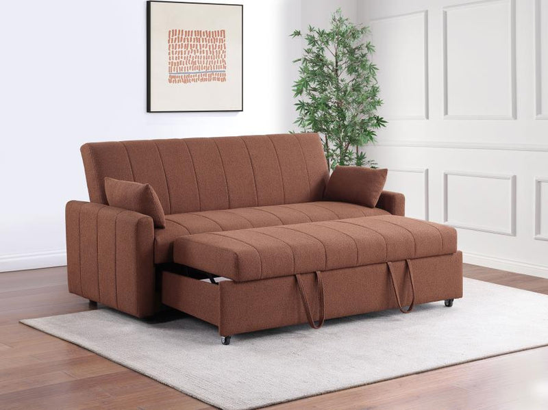 Portland Boucle Upholstered Sleeper Sofa Bed
