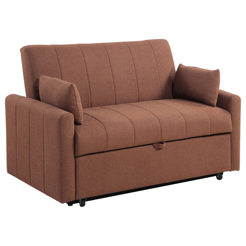 Sofá cama Portland tapizado en bouclé