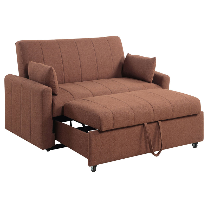 Sofá cama Portland tapizado en bouclé