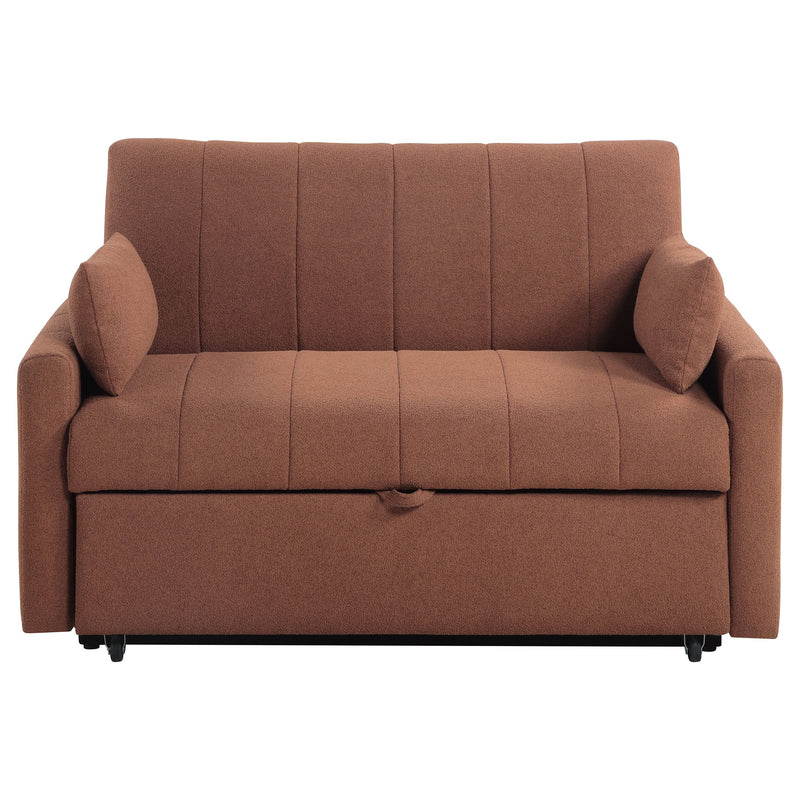 Sofá cama Portland tapizado en bouclé
