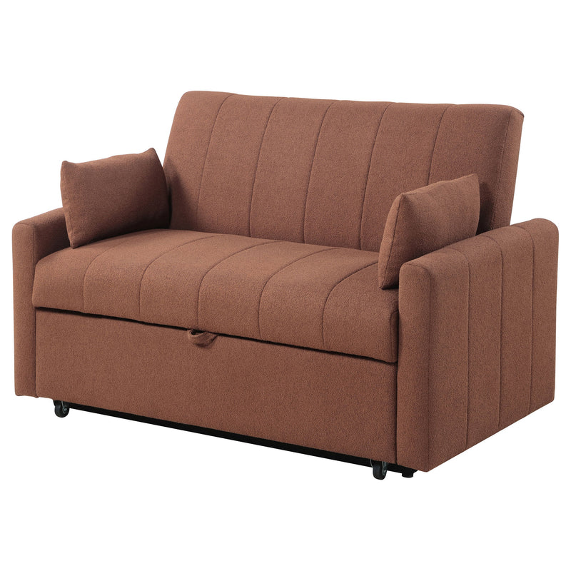 Sofá cama Portland tapizado en bouclé