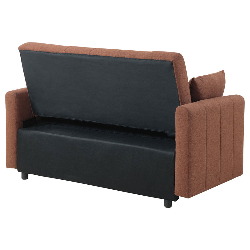 Sofá cama Portland tapizado en bouclé
