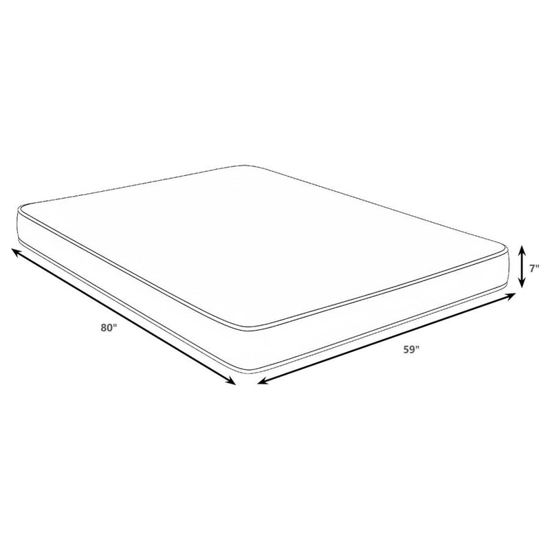 Kenyon 7-inch Bamboo Cover Firm Foam Mattress