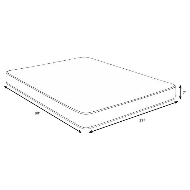 Kenyon 7-inch Bamboo Cover Firm Foam Mattress