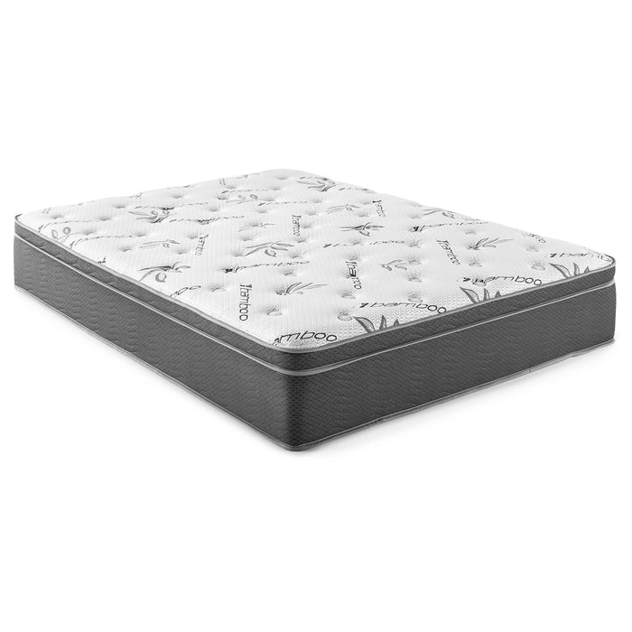 Sommet 13"  Bamboo Euro Top Memory Foam Hybrid Mattress