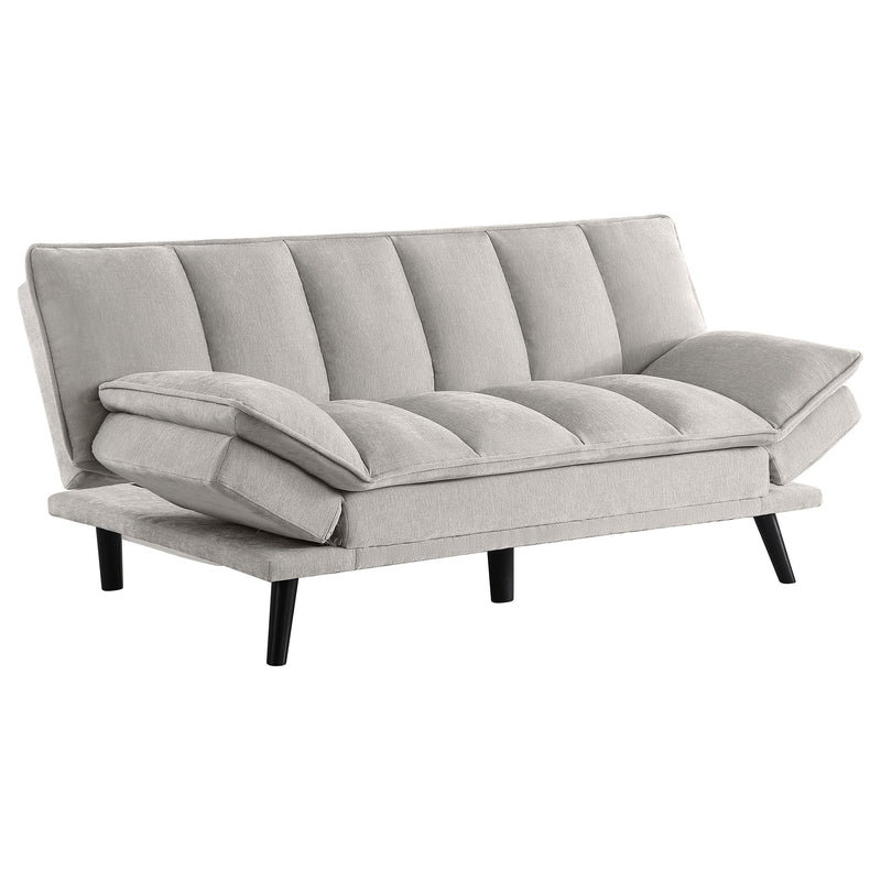 Sofá cama convertible tapizado Laredo con capitoné