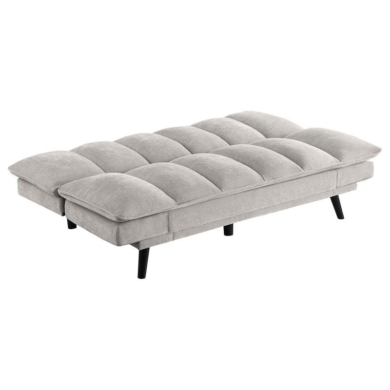 Sofá cama convertible tapizado Laredo con capitoné