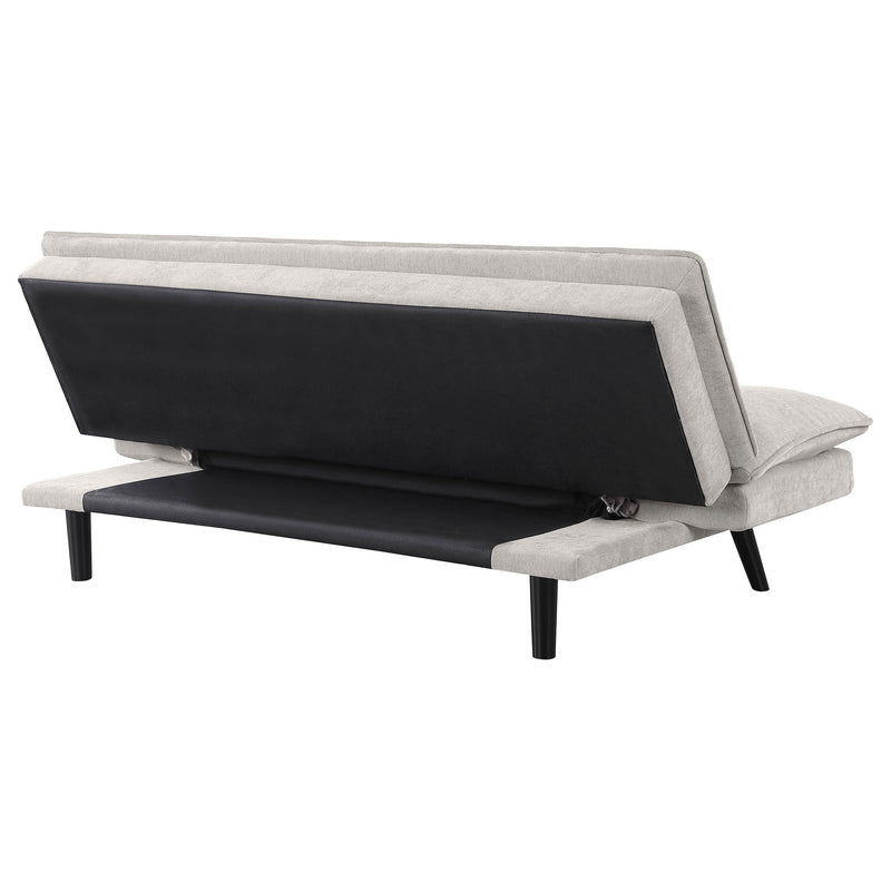Sofá cama convertible tapizado Laredo con capitoné