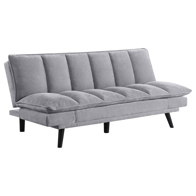 Sofá cama convertible tapizado Laredo con capitoné