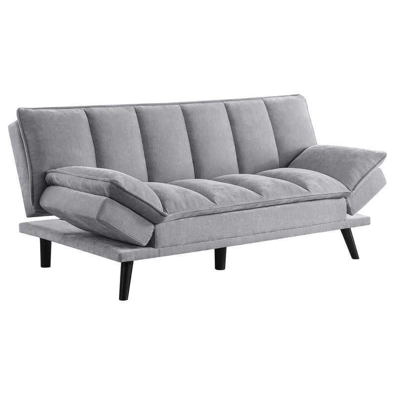 Sofá cama convertible tapizado Laredo con capitoné
