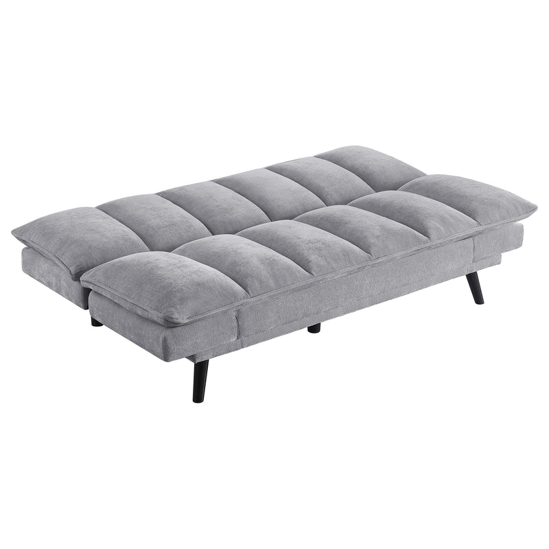 Sofá cama convertible tapizado Laredo con capitoné