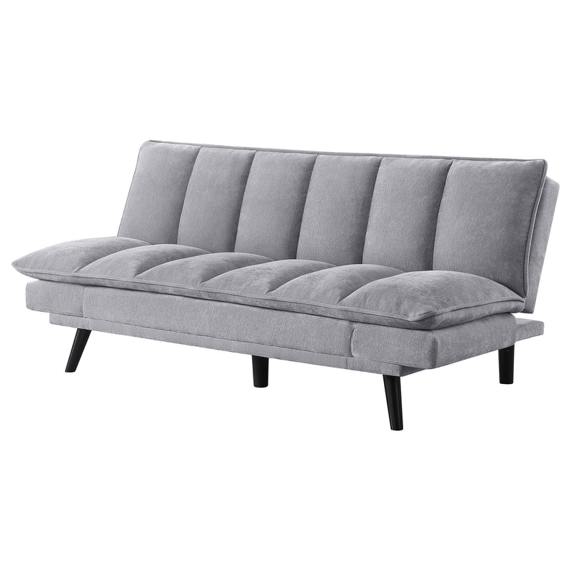 Sofá cama convertible tapizado Laredo con capitoné