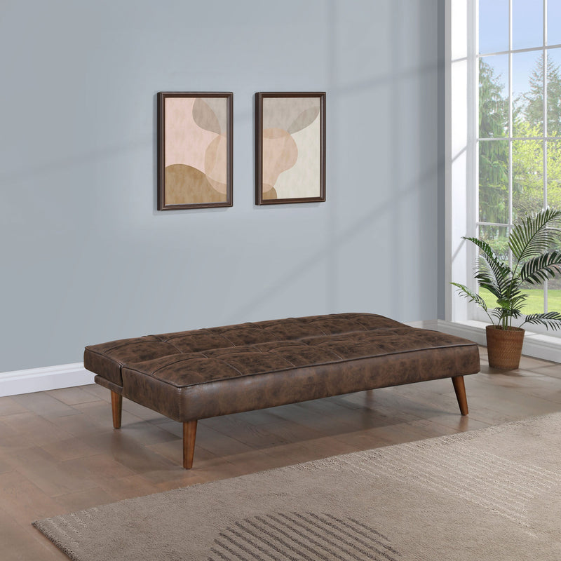 Jenson Upholstered Tufted Convertible Sofa Bed