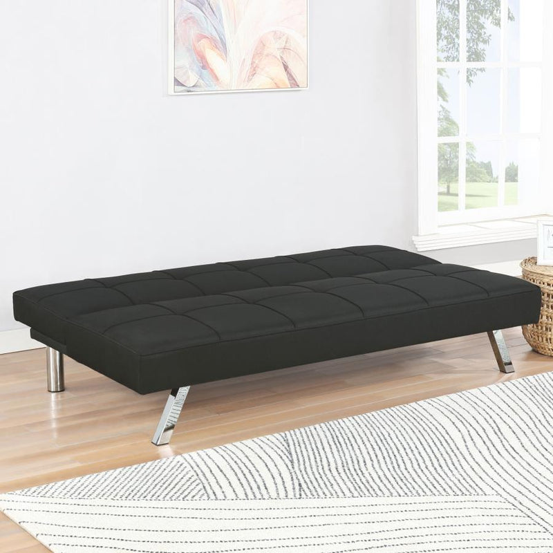 Joel Upholstered Tufted Convertible Sofa Bed