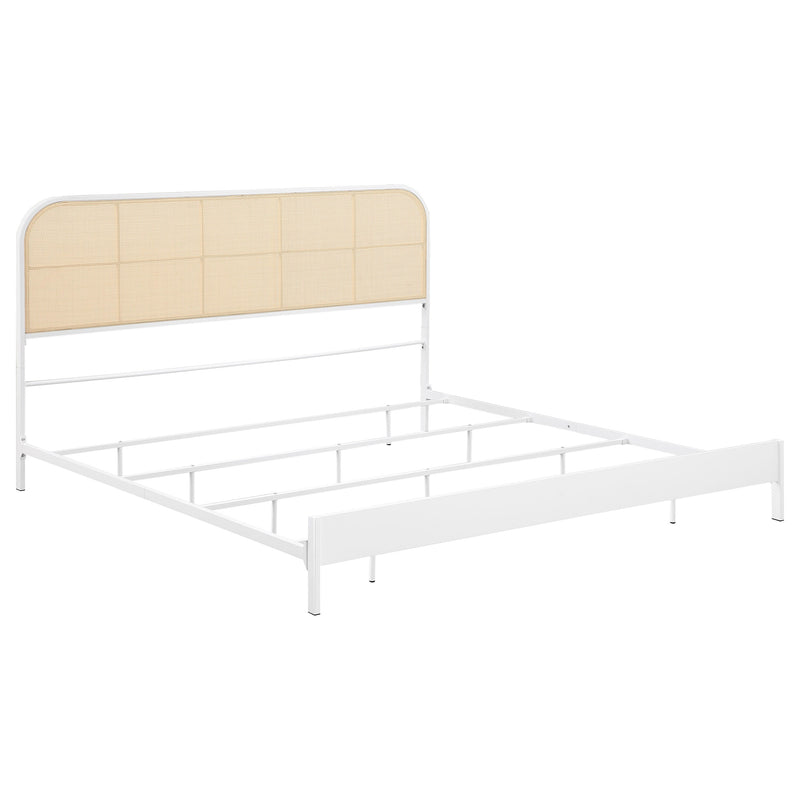 Amherst Radio Weave Rattan Metal Bed