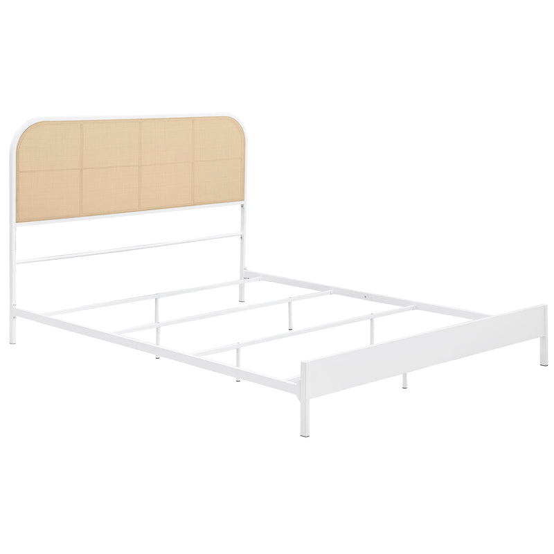 Amherst Radio Weave Rattan Metal Bed