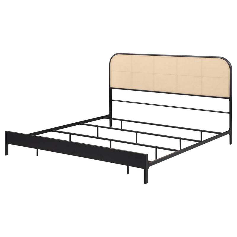 Amherst Radio Weave Rattan Metal Bed