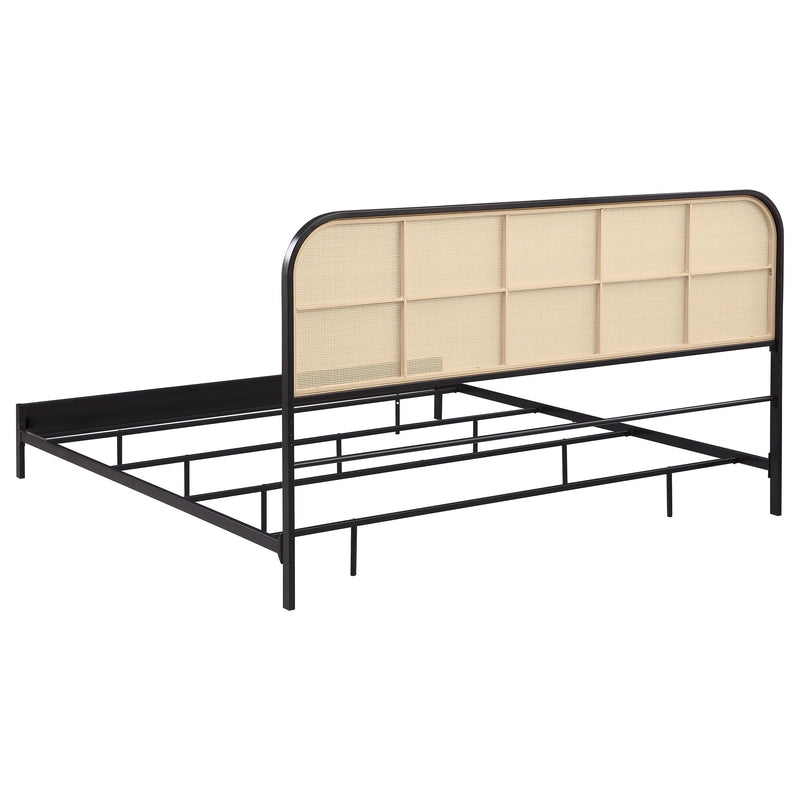 Amherst Radio Weave Rattan Metal Bed